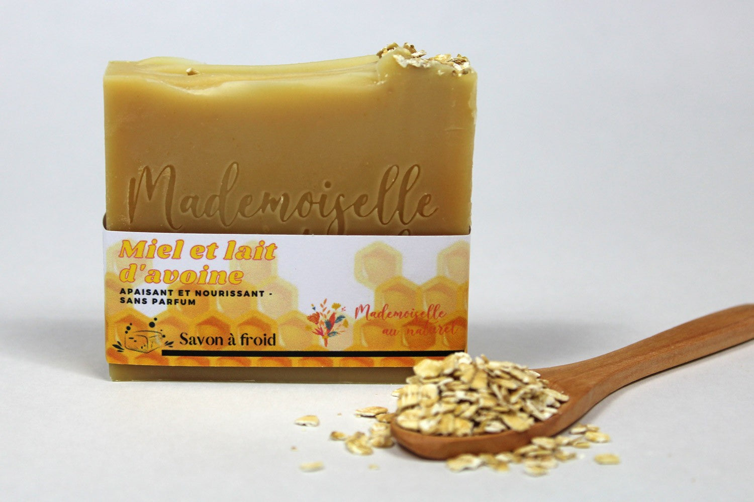 Savon apaisant - Miel et Lait d'avoine