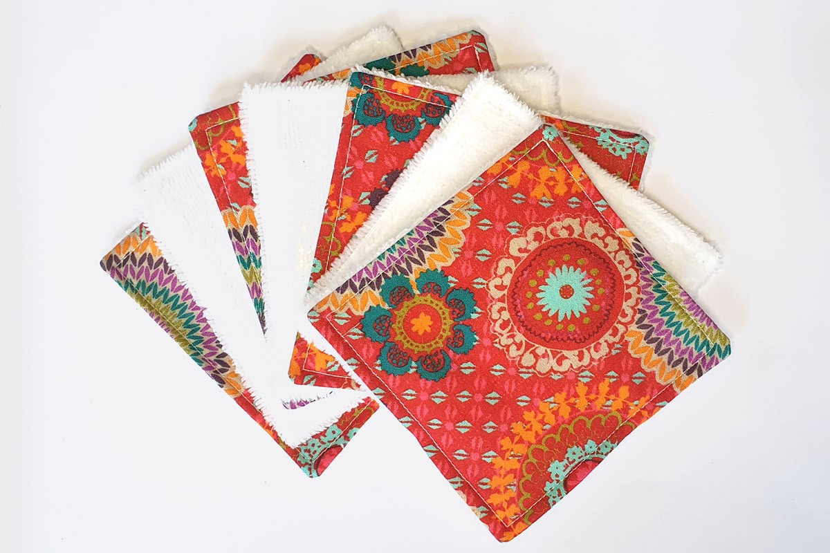 Lot de 7 lingettes - Mandala again !