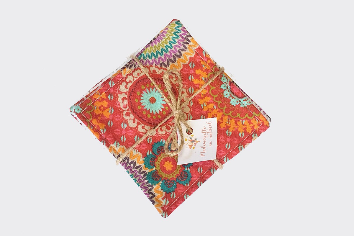 Lot de 7 lingettes - Mandala again !