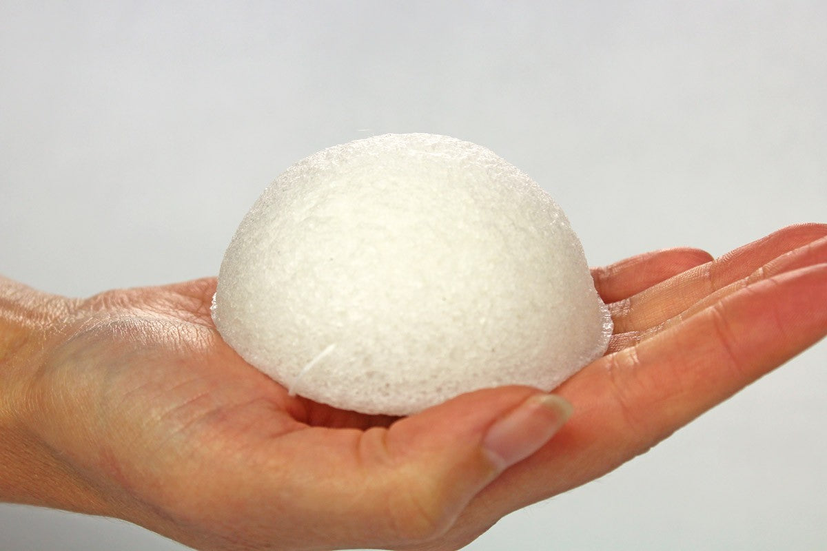Éponge naturelle Konjac nature - toutes peaux