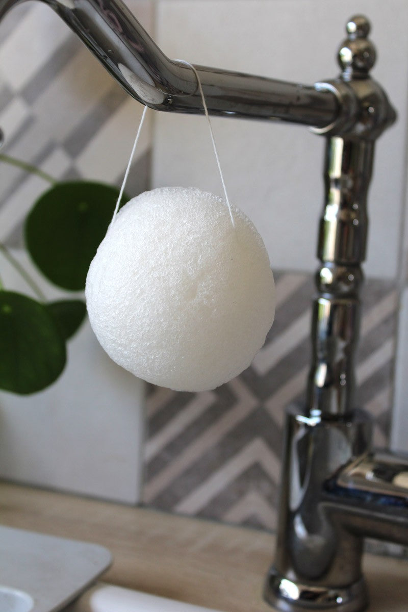 Éponge naturelle Konjac nature - toutes peaux