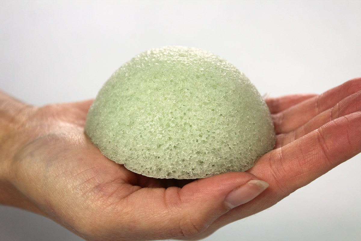 Éponge naturelle Konjac Aloe Vera - Peaux sensibles