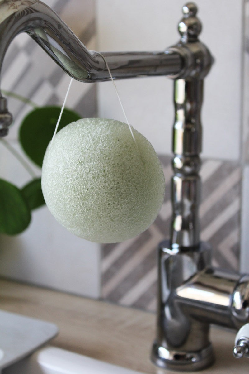 Éponge naturelle Konjac Aloe Vera - Peaux sensibles