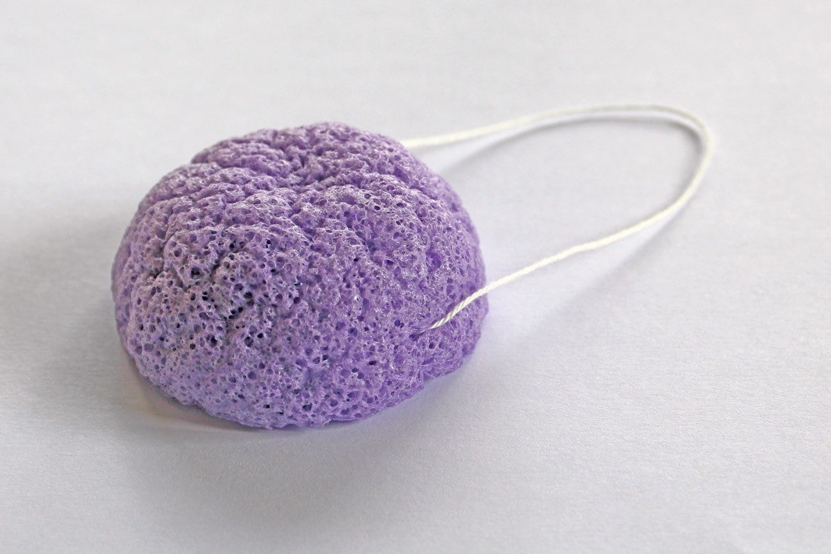 Éponge naturelle Konjac Lavande - peaux matures