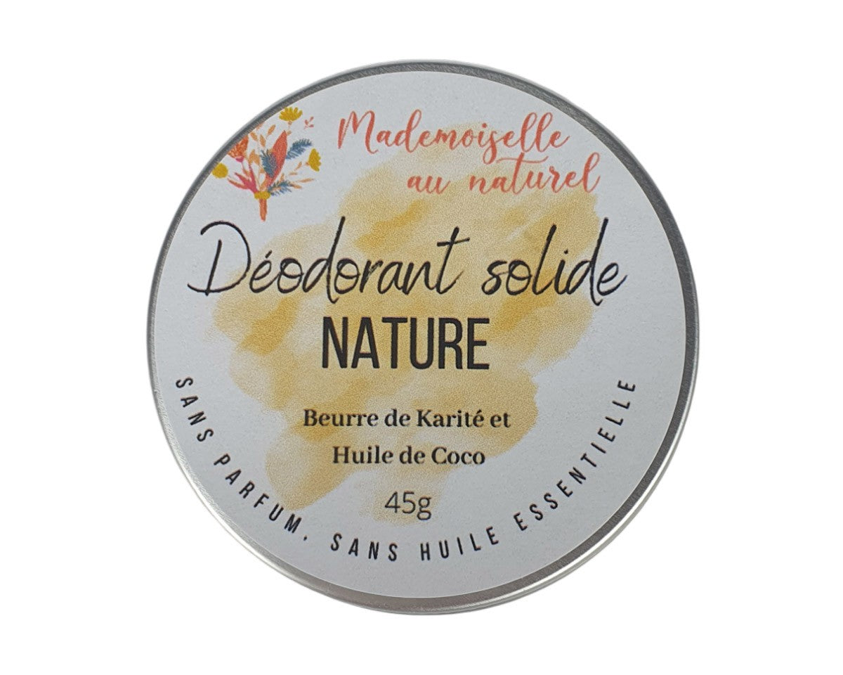 Déodorant solide - Sans Huiles Essentielles
