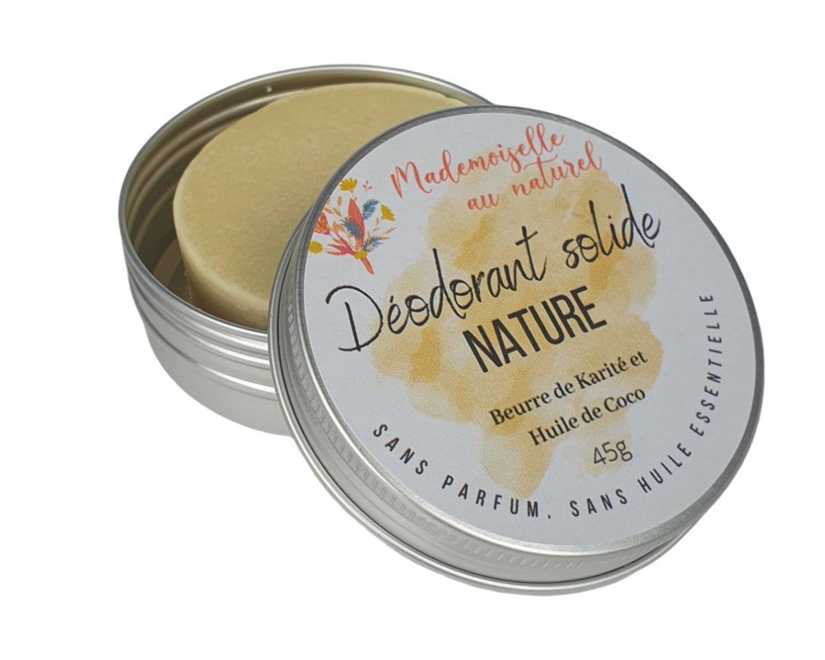 Déodorant solide - Sans Huiles Essentielles