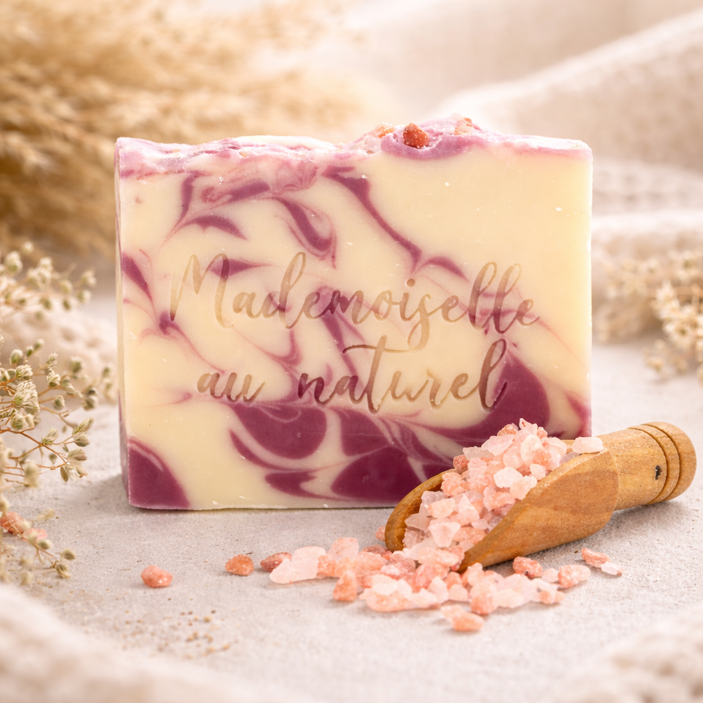 Savon délicat - Rose, Bergamote et Sel d'Himalaya