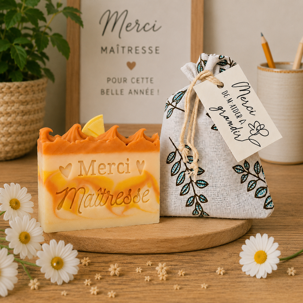 Pochon cadeau - Merci Maîtresse !